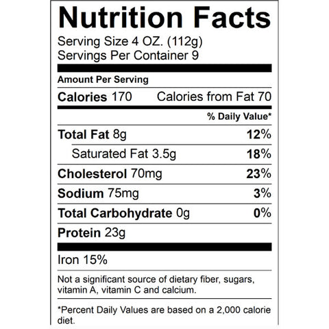 All Natural 93% Lean/7% Fat Lean Ground Beef Tray, 2.25 lb - Water Butlers