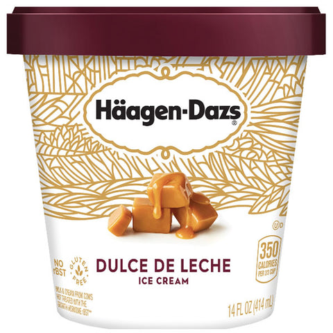 Haagen Dazs Ice Cream, Dulce de Leche, 14 fl. oz. Cup