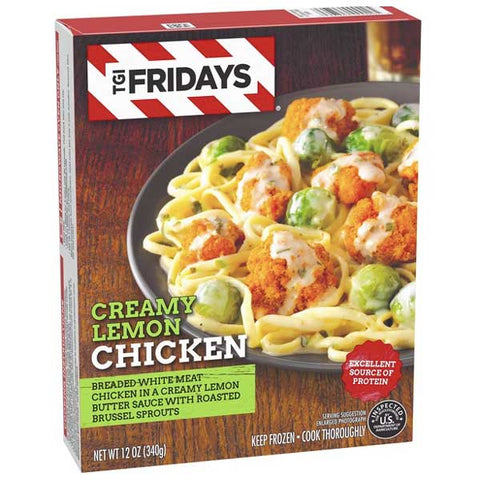 TGI Fridays Creamy Lemon Chicken, 12 oz - Water Butlers