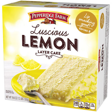 Pepperidge Farm Frozen Lemon Layer Cake, 19.6 oz.