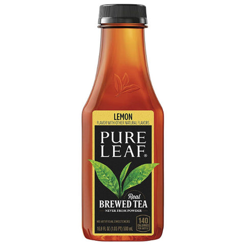 Pure Leaf Lemon Real Brewed Tea, 16.9 fl oz, 6 Ct - Water Butlers