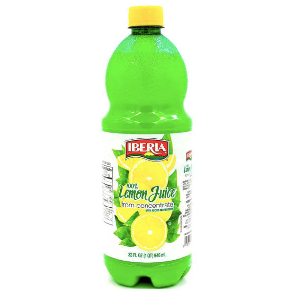 Iberia Lemon Juice from Concentrate, 32 fl oz - Water Butlers