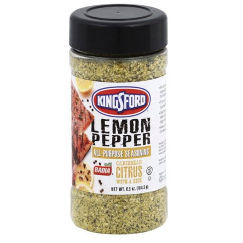 Badia Kingsford Lemon Pepper Seasoning, 6.5 oz - Water Butlers