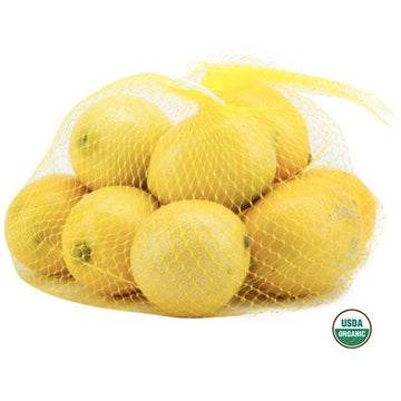Fresh Organic Lemons, 2 Lb. bag