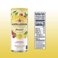 Sanpellegrino Momenti Lemon Raspberry, 11.15 Fl Oz. 6 Ct - Water Butlers