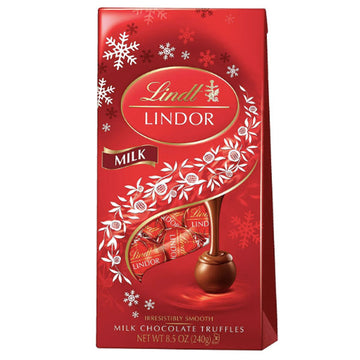 Lindt Lindor Milk Chocolate Truffles, 8.5 Oz.