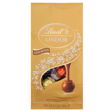 Lindt Lindor Assorted Chocolate Truffles, 8.5 Oz.
