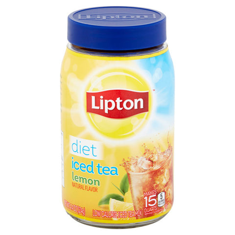 Lipton Diet Lemon Black Iced Tea Mix, 15 Qt