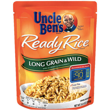 Uncle Ben's Ready Rice, Long Grain & Wild, 8.8oz