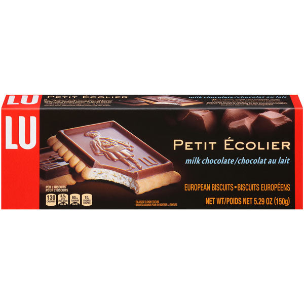  LU Cookies Le Petit Ecolier, The Little Schoolboy, 5.29 oz  Boxes, Milk Chocolate, 6 pk : Grocery & Gourmet Food