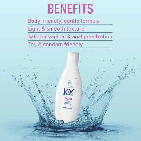 K-Y Liquid Lube, Personal Lubricant, 4.5 Fl Oz.