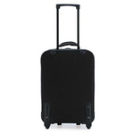 Elite Luggage 19.5" Carry-On Rolling Suitcase Travel Luggage, Black