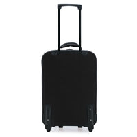 Elite Luggage 19.5" Carry-On Rolling Suitcase Travel Luggage, Black