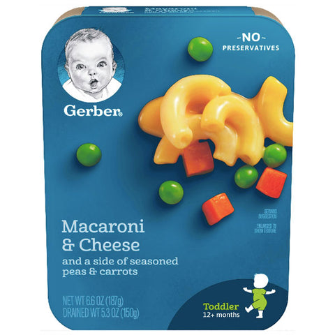 Gerber Macaroni and Cheese Tray, 6.6 oz - Water Butlers