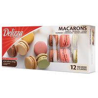 Delizza Patisserie Frozen Macarons, 12 Count