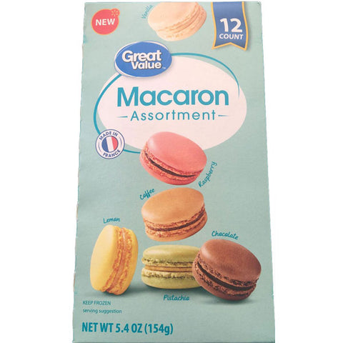 Great Value French Macaron Assortment, 12 Count