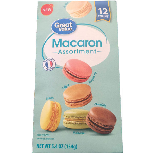 Great Value French Macaron Assortment, 12 Count