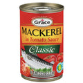Grace Mackerel in Tomato Sauce, Classic, 5.5 oz