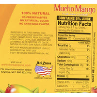 AriZona Mucho Mango Juice Cocktail, 128 Fl. Oz. - Water Butlers