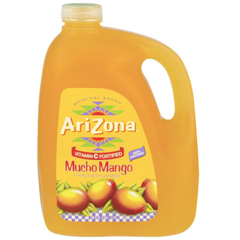 AriZona Mucho Mango Juice Cocktail, 128 Fl. Oz. - Water Butlers