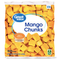 Great Value Frozen Mango Chunks, 48 oz - Water Butlers