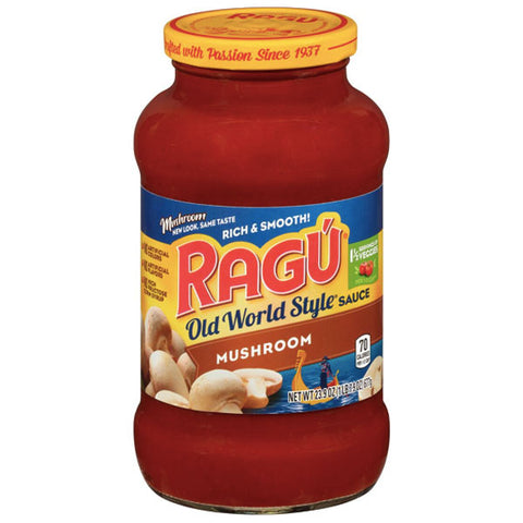 Ragú Old World Style Mushroom Sauce, 24 oz. - Water Butlers