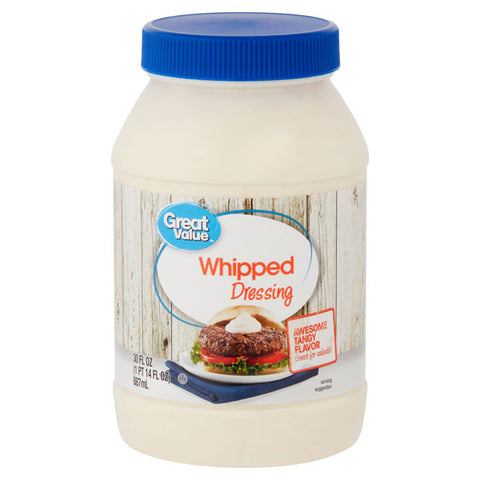 Great Value Whipped Dressing, 30 fl oz