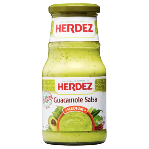 Herdez Salsa, Guacamole Salsa Medium - 15.7oz - Water Butlers