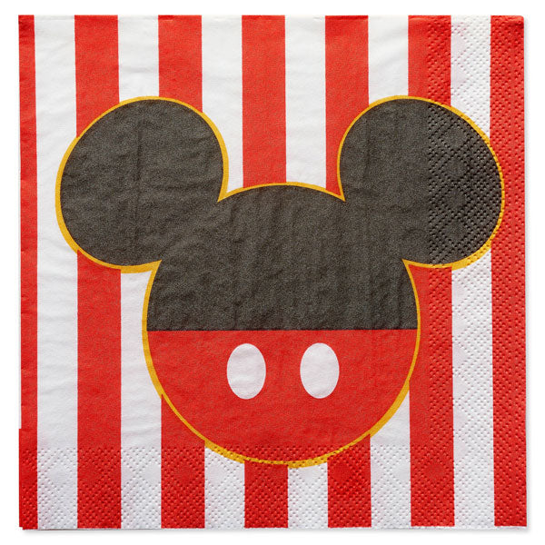 Mickey Mouse Party Paper Lunch Napkins, 16 Count