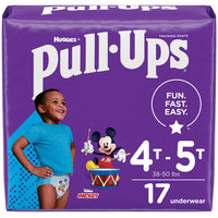 Huggies Mickey Pull-Ups Jumbo Pack, Size 4T-5T (17 Count)