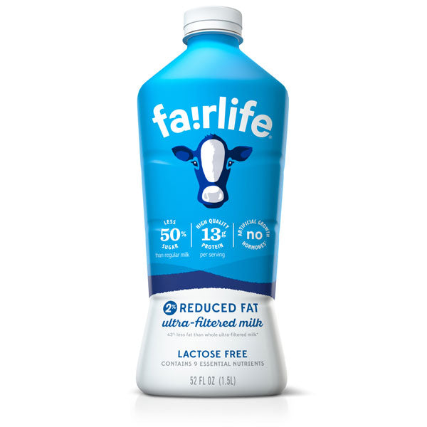 Fairlife Milk Lactose Free Reduced Fat 2% Milk, 52 fl oz