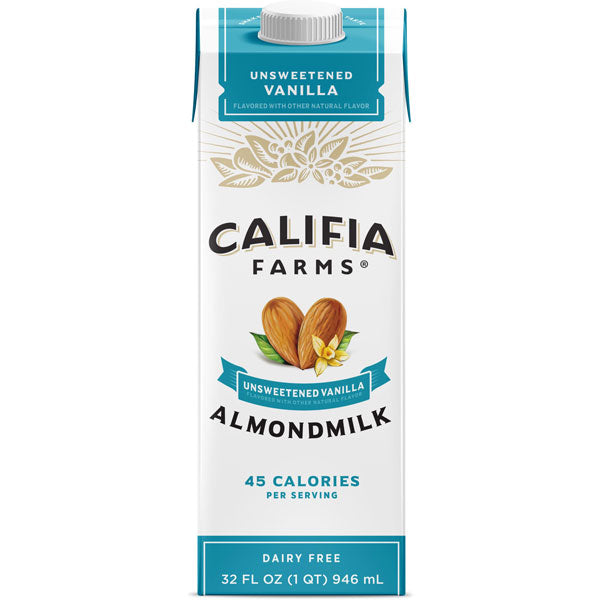 Califia Farms Unsweetened Vanilla Almond Milk, 32 oz