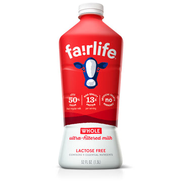 Fairlife Milk Lactose Free Whole Milk, 52 fl oz