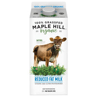 Maple Hill Creamery Organic Reduced Fat Milk, Half Gallon