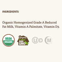 Organic Valley Grassmilk Reduced Fat 2% Milk, Half Gallon