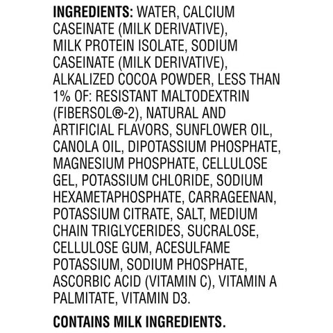 Muscle Milk Protein Shake, Chocolate, 11 fl oz, 4 Count