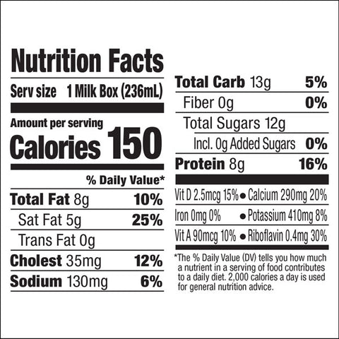 Horizon Organic Whole Shelf-Stable Milk, 8 Oz., 12 Count