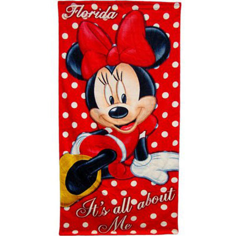 Disney Bath and Beach Towel, Minnie Mouse