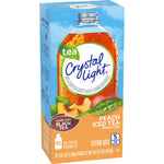 Crystal Light Peach Iced Tea Flavored Powdered Drink Mix, Water Flavoring, 10 Ct