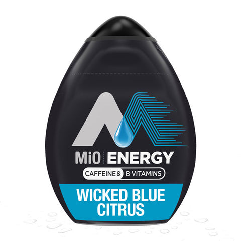 MiO Energy Wicked Blue Citrus Water Flavoring with Caffeine & B Vitamins, 1.62 fl oz