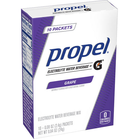 Propel Water Flavoring With Electrolytes, Vitamins and No Sugar, Grape, 10 Count