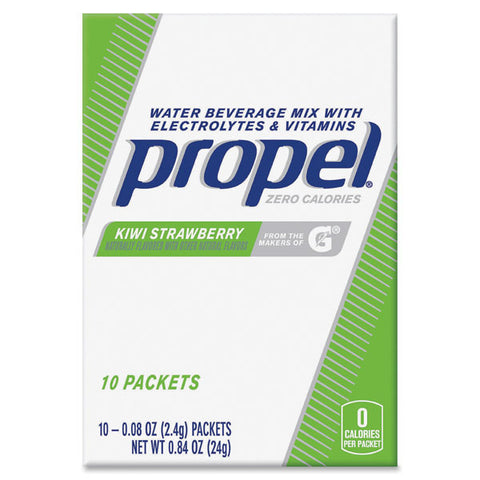 Propel Water Flavoring With Electrolytes, Vitamins and No Sugar, Kiwi Strawberry, 10 Count