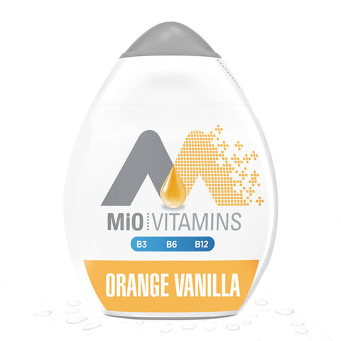 MiO Vitamins Orange Vanilla Water Flavoring with Caffeine & B Vitamins, 1.62 fl oz