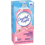 Crystal Light Pink Lemonade Flavored Powdered Drink Mix, Water Flavoring, 10 Ct