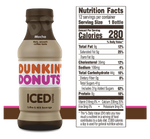 Dunkin' Donuts Iced Coffee, Mocha 13.7 fl - Water Butlers