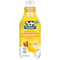 Mooala Organic Plant Based Banana Milk, Original, 48 oz.