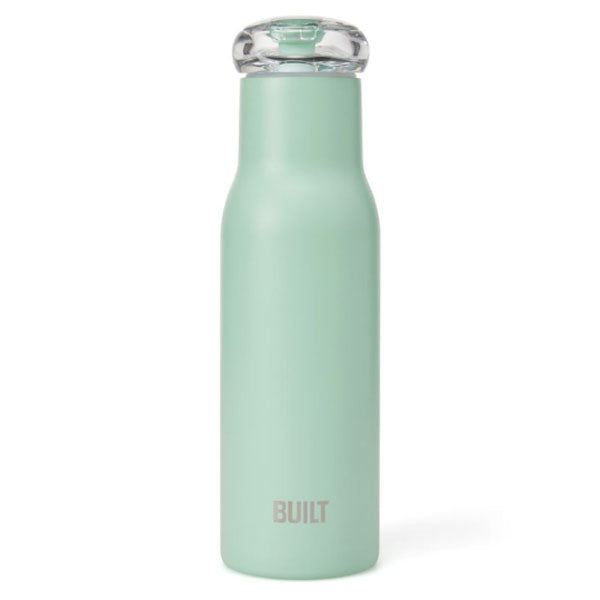 17oz Mint Glass Water Bottle
