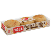 Bays Multi-Grain English Muffins, 6 Ct - Water Butlers