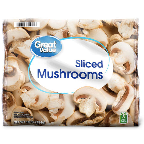 Great Value Sliced Mushrooms, 10 oz - Water Butlers