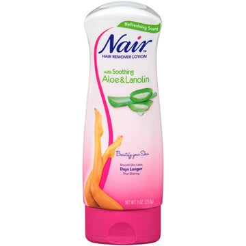 Nair Hair Removal Lotion Aloe & Lanolin, 9 oz